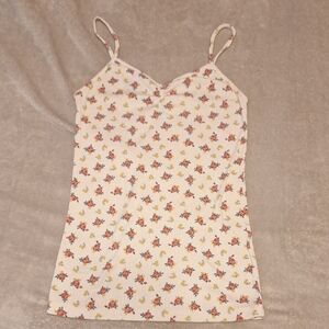 No Boundaries Cream Floral Camisole